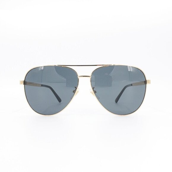 Gucci GG1233 Pilot Sunglasses Gold Gray OS - Picture 14 of 16